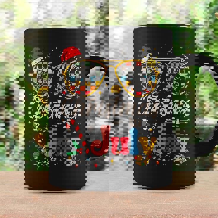 Christmas In July Santa Hat Sunglasses Summer Vacation Vacation Funny Gifts Coffee Mug Gifts ideas Christmas In July Santa Hat Sunglasses Summer Vacation Vacation Funny Gifts Coffee Mug Gifts ideas