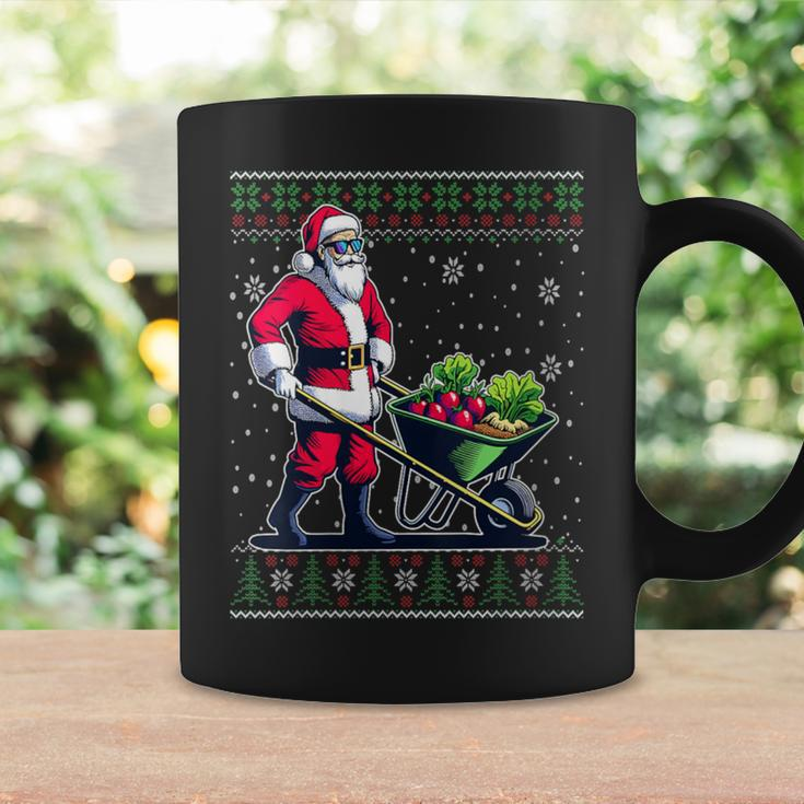 Christmas Santa Gardening Ugly Christmas Sweater Coffee Mug Gifts ideas