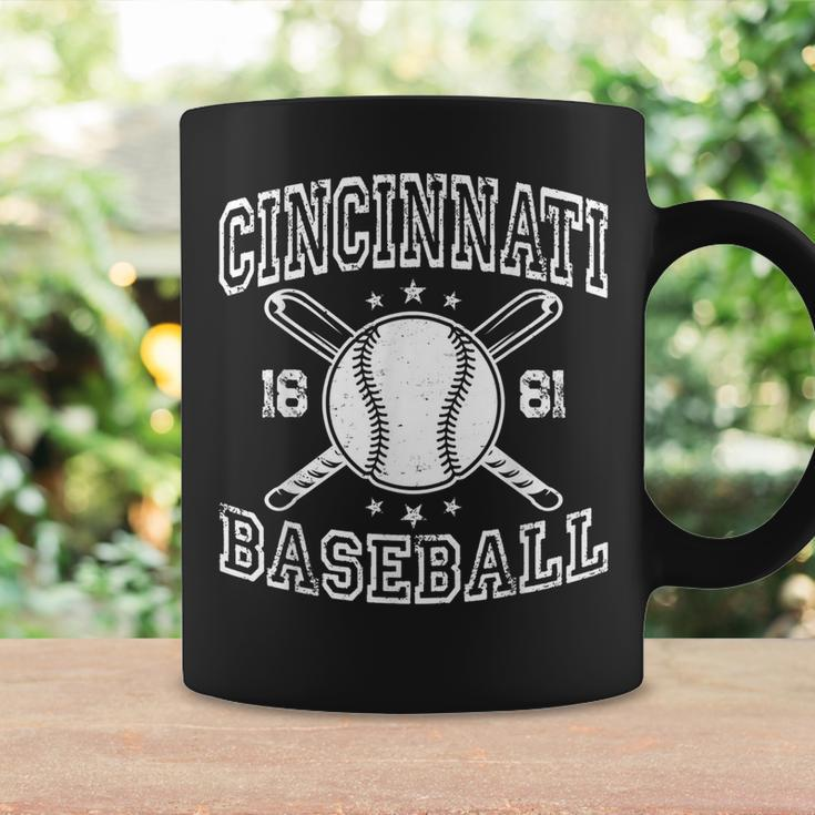 Cincinnati Retro Ohio Vintage Baseball Pride Us State Coffee Mug Gifts ideas