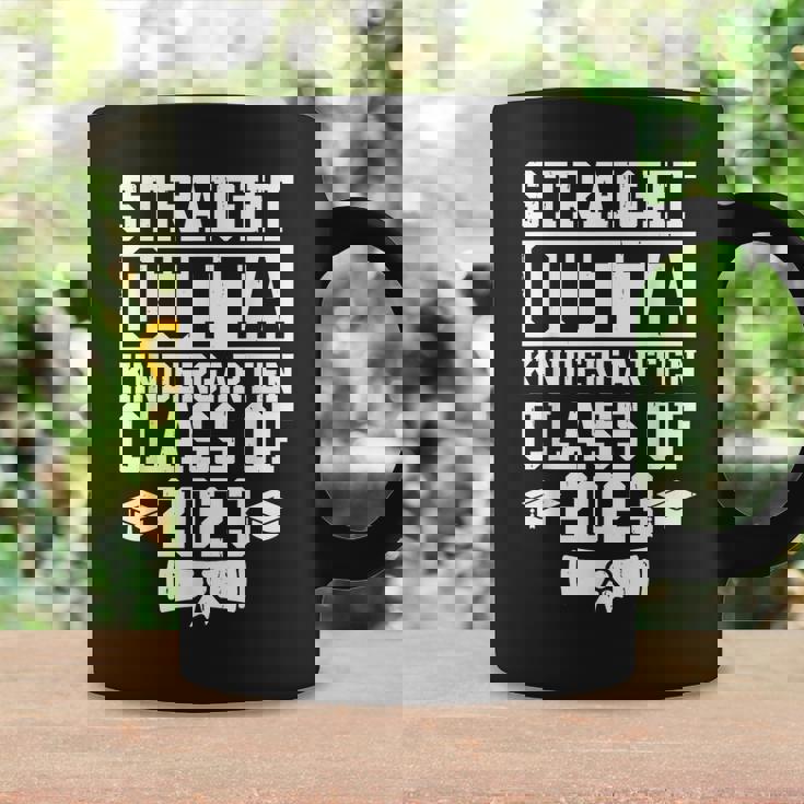 Class Of 2023 Funny Straight Outta Kindergarten Graduation Coffee Mug Gifts ideas