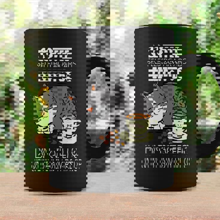 Coffee Backwards Eeffoc Funny Cat And Coffee Humor Gift For Womens Coffee Mug Gifts ideas