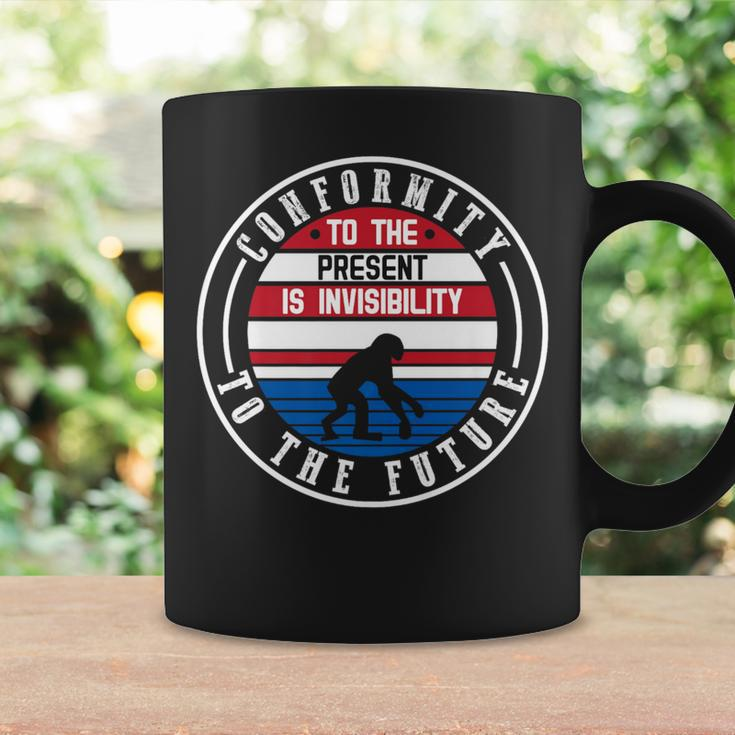 Conformity To The Future Quotes Store Motif Graph Coffee Mug Gifts ideas