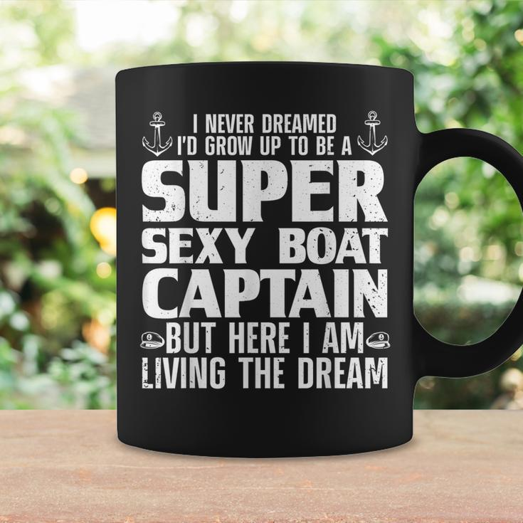 Cool Boat Captain For Men Women Sail Pontoon Boating Boater Coffee Mug Gifts ideas