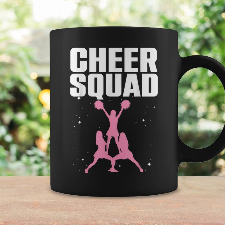 Cool Cheer Squad For Women Mom Girls Cheerleader Cheer Flyer Coffee Mug Gifts ideas