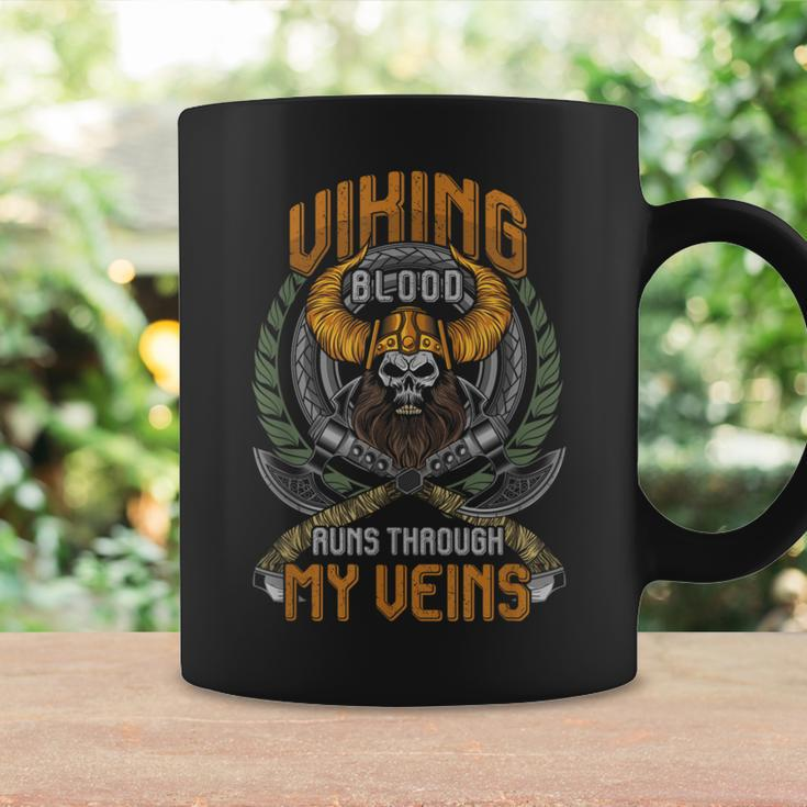 Cool Viking Blood Runs Through My Veins Coffee Mug Gifts ideas