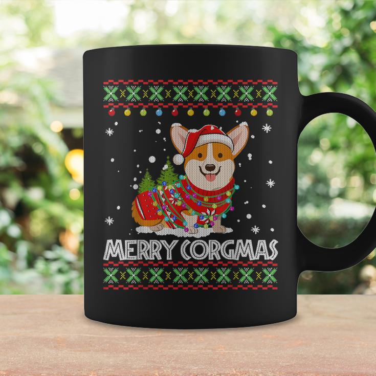 Corgi Dog Merry Corgmas Santa Corgi Ugly Christmas Sweater Coffee Mug Gifts ideas