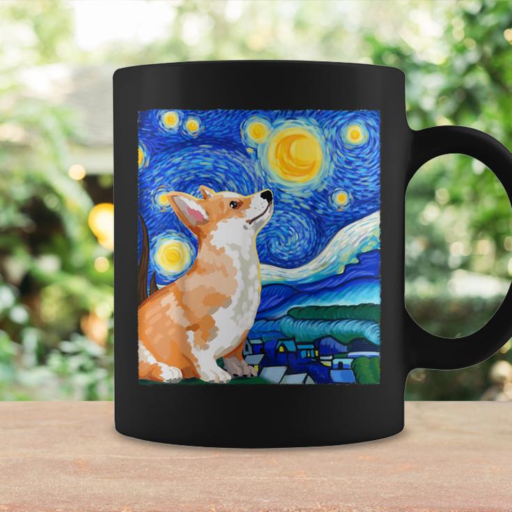 Corgi Starry Night Art Dog Art Corgi Owner Corgi Coffee Mug Gifts ideas