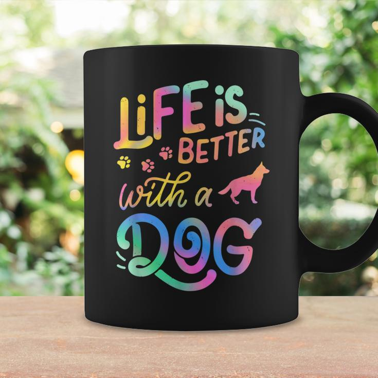 Corman Shepherd Life Is Better With My Dog Mom Dad Coffee Mug Gifts ideas