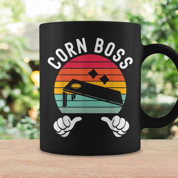 Corn Boss Bean Bag Player Funny Cornhole Coffee Mug Gifts ideas