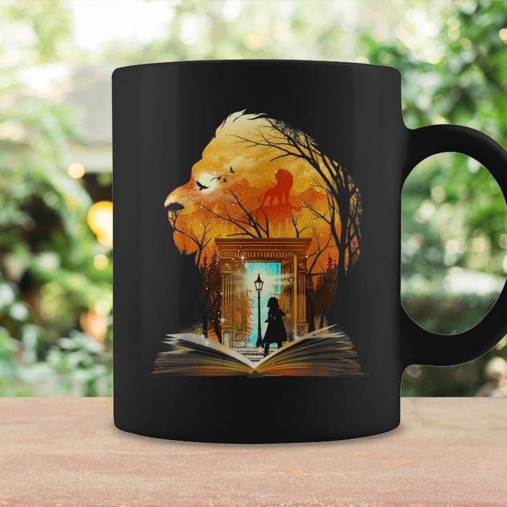 Courage Dear Hearts Lion Book Reading Lovers Bookworm Reading Funny Designs Funny Gifts Coffee Mug Gifts ideas