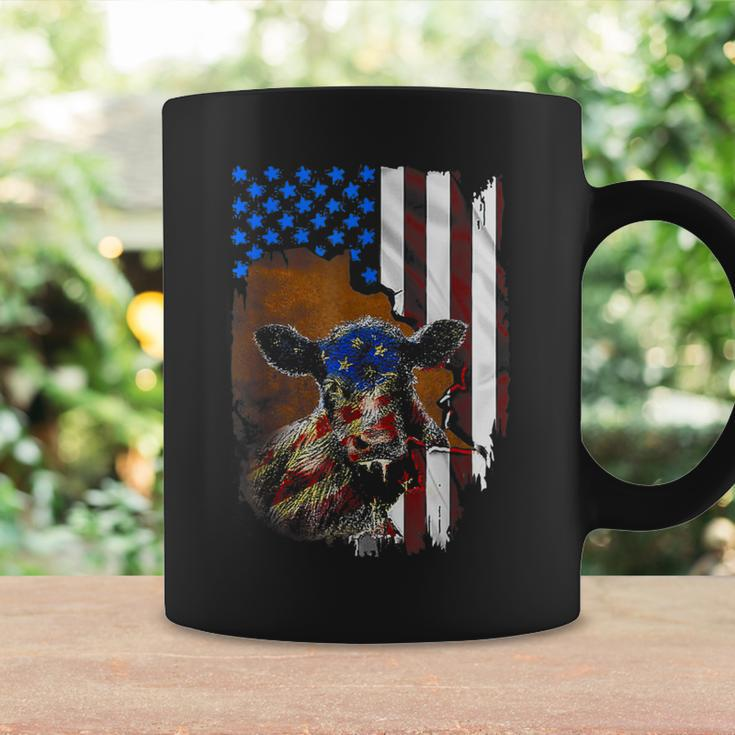 Cow American Flag Cows Lover Gift Xmas Gift Coffee Mug Gifts ideas