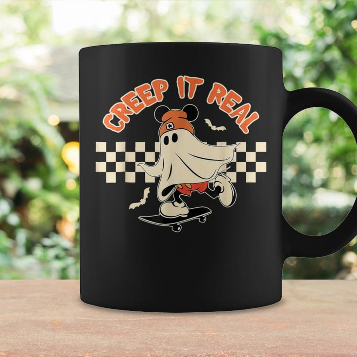 Creep It Real Halloween Spooky Ghost Mouse Coffee Mug Gifts ideas