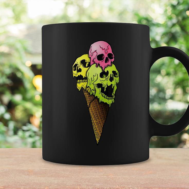 Creepy Skulls Icecream Horror Colorful Halloween Halloween Coffee Mug Gifts ideas
