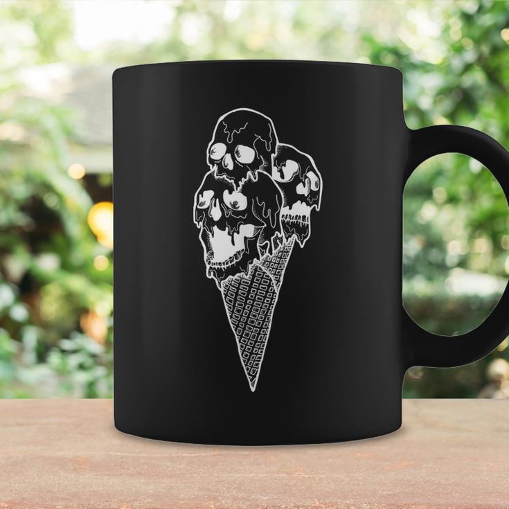 Creepy Skulls Icecream Horror Halloween Halloween Coffee Mug Gifts ideas