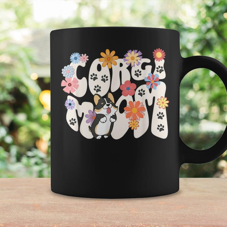 Cute Corgi Dog Tricolor Mom Design Women Coffee Mug Gifts ideas