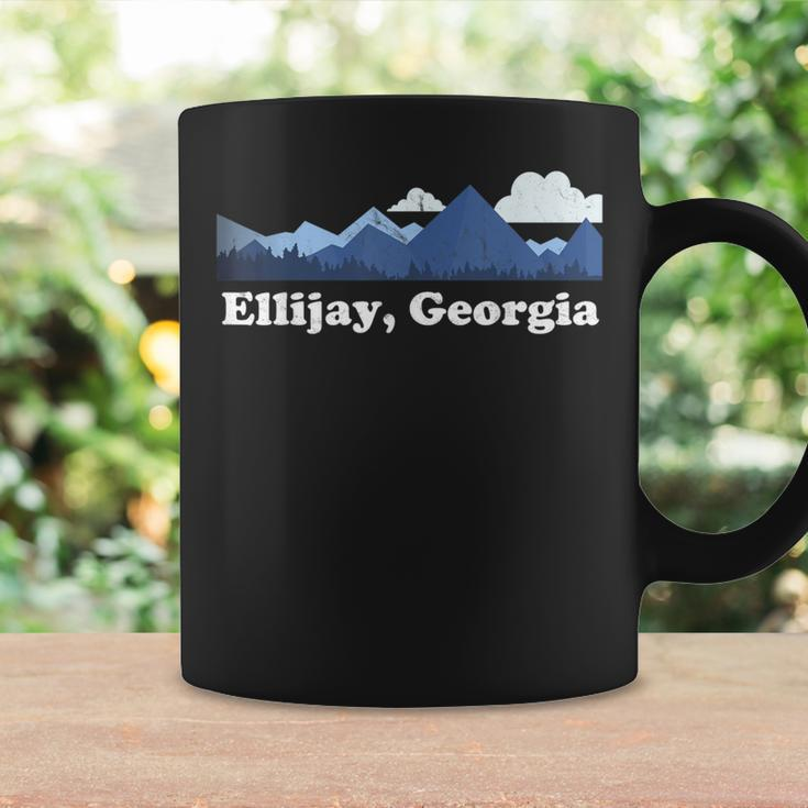 Cute Ellijay Georgia Ga Retro Blue Ridge Mountains Coffee Mug Gifts ideas