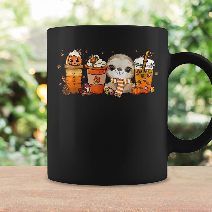 Cute Sloth Pumpkin Spice Coffee Latte Fall Autumn Season For Coffee Lovers Coffee Mug Gifts ideas