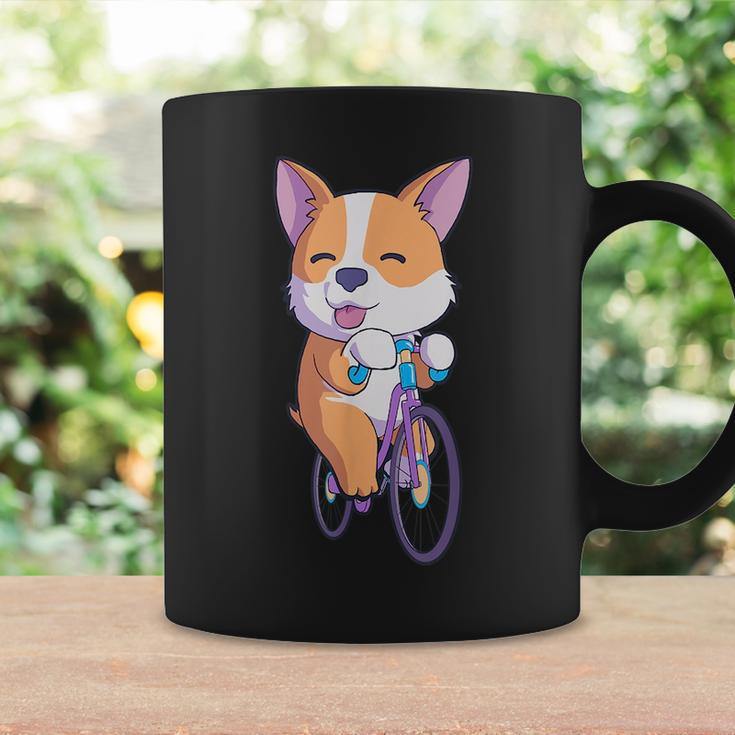 Cycling Corgi Dog Bicycle Kids Road Bike Cyclist Gift Coffee Mug Gifts ideas