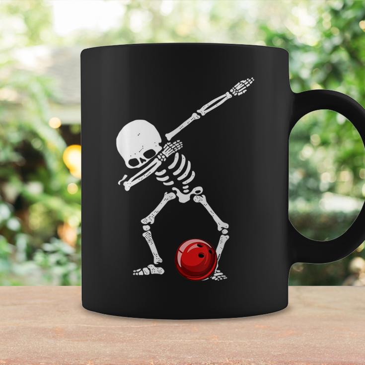 Dabbing Bowling Skeleton Bowler Coffee Mug Gifts ideas