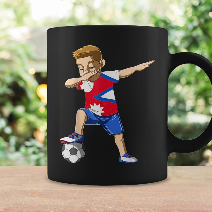 Dabbing Soccer Boy Nepal Jersey Nepalese Coffee Mug Gifts ideas