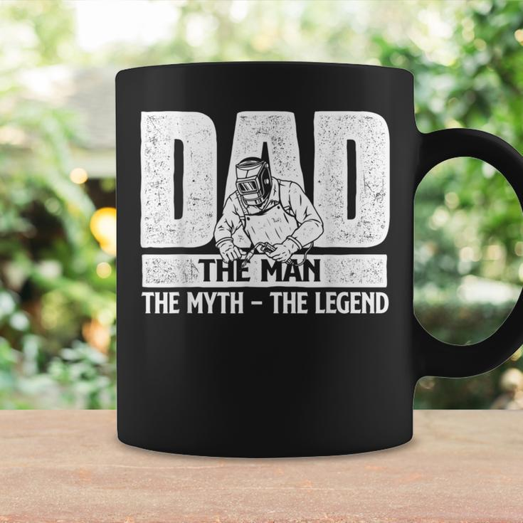 Dad Man Myth Legend - Welder Iron Worker Metalworking Weld Coffee Mug Gifts ideas
