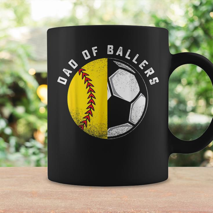 Dad Of Ballers Father Son Softball Soccer Player Coach Gift Coffee Mug Gifts ideas