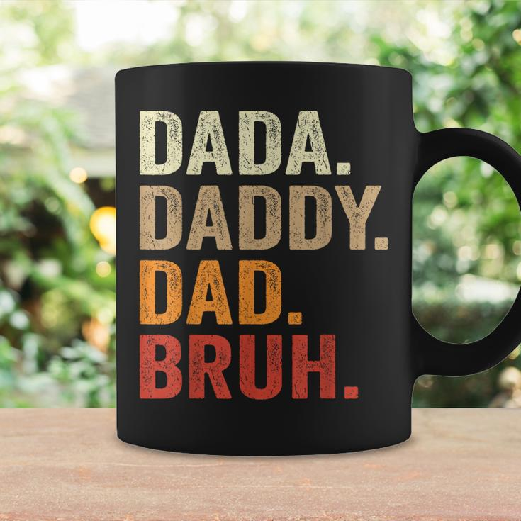 Dada Daddy Dad Bruh Fathers Day Vintage Father Funny Coffee Mug Gifts ideas