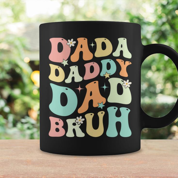 Dada Daddy Dad Bruh Groovy Funny Fathers Day 2023 Coffee Mug Gifts ideas