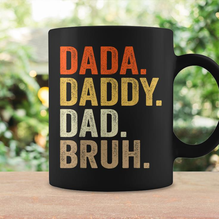 Dada Daddy Dad Bruh Humor Adult Fathers Day Vintage Father Coffee Mug Gifts ideas