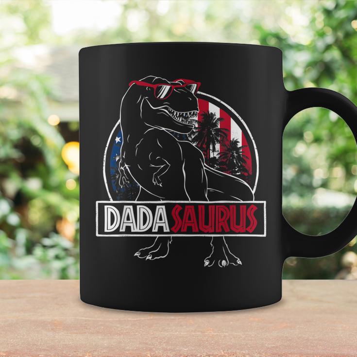 Dadasaurus Dinosaur Dad Daddy Rex American Flag Dada Saurus Gift