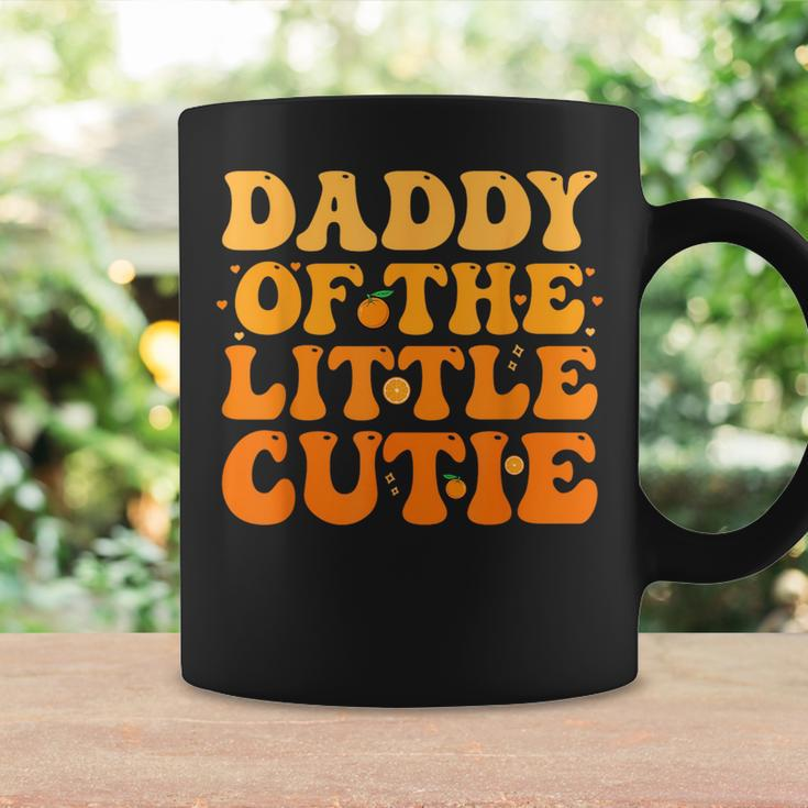 Daddy Little Cutie Baby Shower Orange 1St Birthday Party Orange Funny Gifts Coffee Mug Gifts ideas