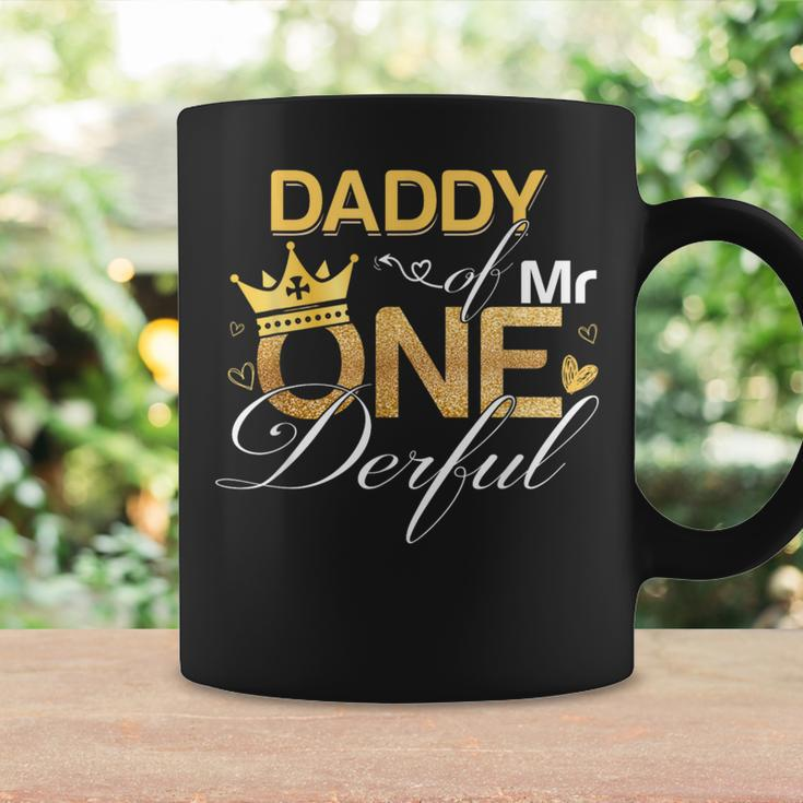 Daddy Of Mr Onederful 1St Birthday First One-Derful Matching Coffee Mug Gifts ideas