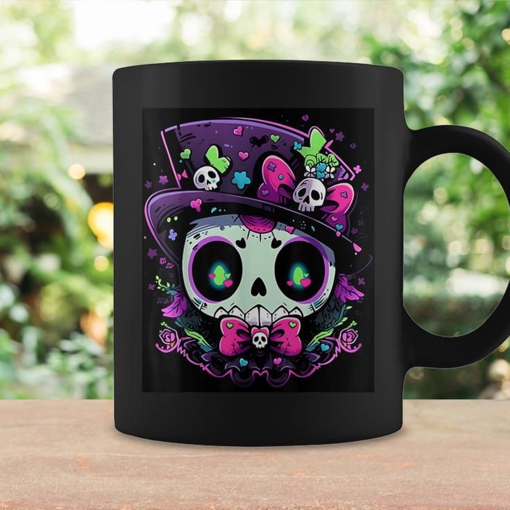 Dance With The Spirits Trendy Halloween Skull 3 Coffee Mug Gifts ideas