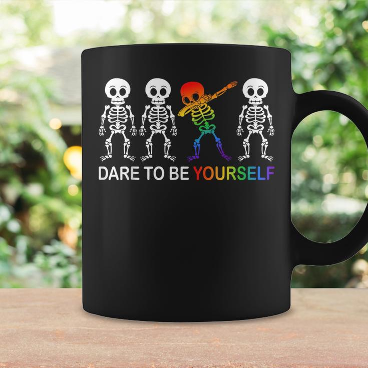 Dare To Be Yourself | Cute Lgbt Les Gay Pride Men Boys Coffee Mug Gifts ideas