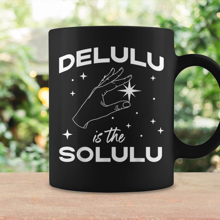 Delulu Is The Solulu Social Media Meme Coffee Mug Gifts ideas