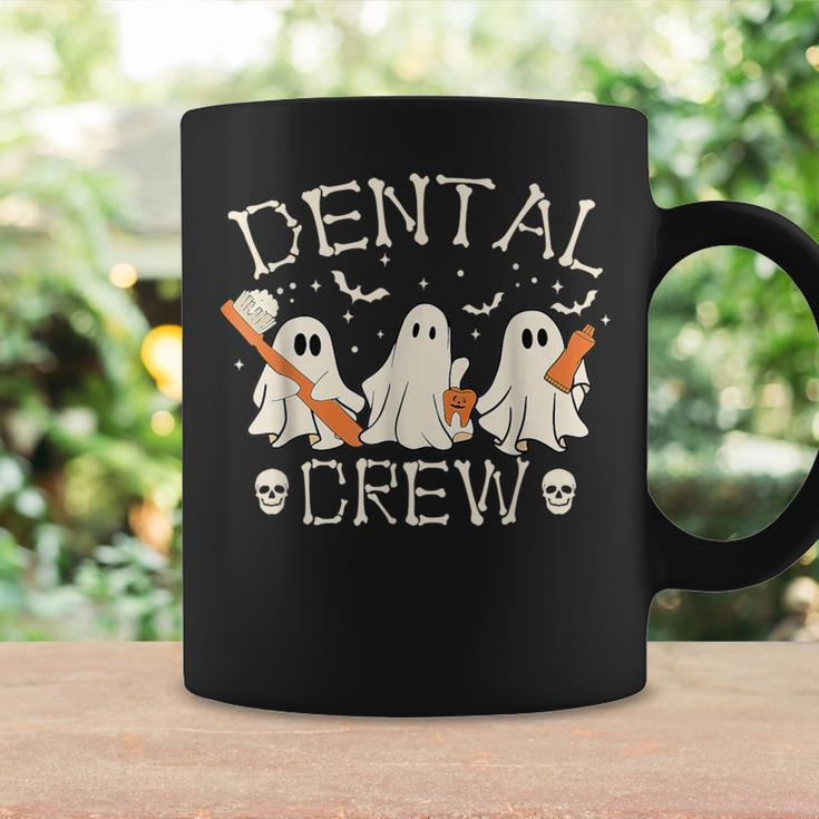 Dental Crew Boo Th Dentist Hygiene Retro Halloween Coffee Mug Gifts ideas