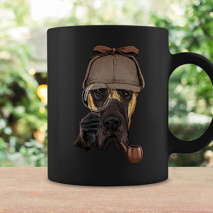 Detective Great Dane Spy Investigator Puppy Animal Dog Lover Coffee Mug Gifts ideas