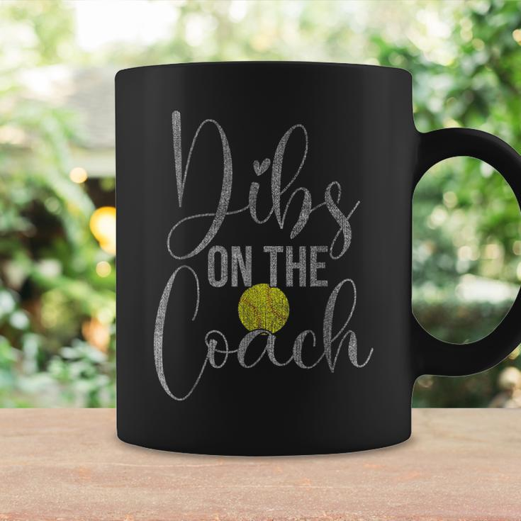 Dibs On The Coach Softball For Coach Wife Women Coffee Mug Gifts ideas