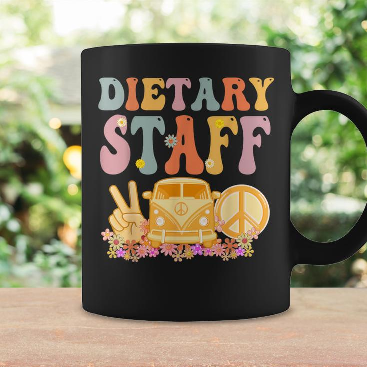 Dietary Staff Groovy Hippie Retro Week Appreciation Coffee Mug Gifts ideas