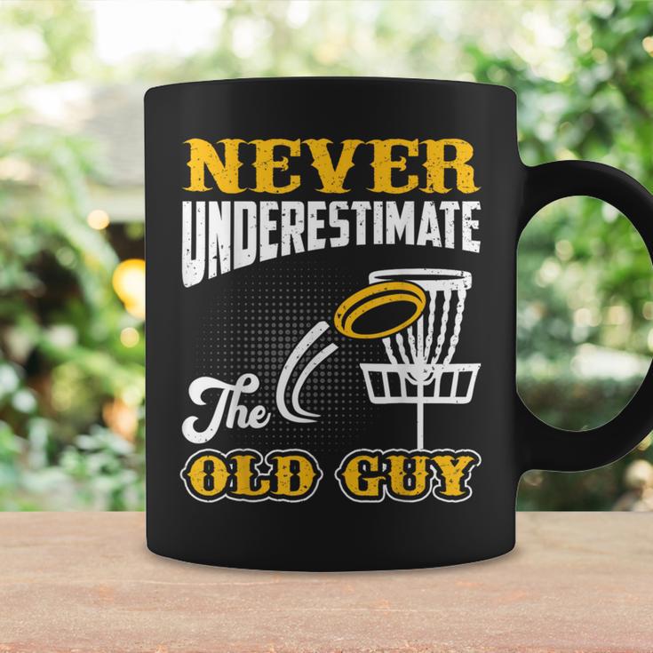 Disc Golf Player Never Underestimate The Old Guy Men Coffee Mug Gifts ideas