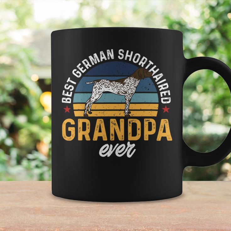 Dog German Shorthaired Mens Best German Shorthaired Pointer Grandpa Ever Gsp Dog Coffee Mug Gifts ideas