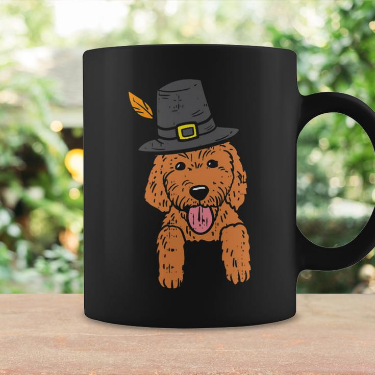 Dog Goldendoodle Pocket Pilgrim Goldendoodle Dog Lover Cute Thanksgiving Gift Coffee Mug Gifts ideas