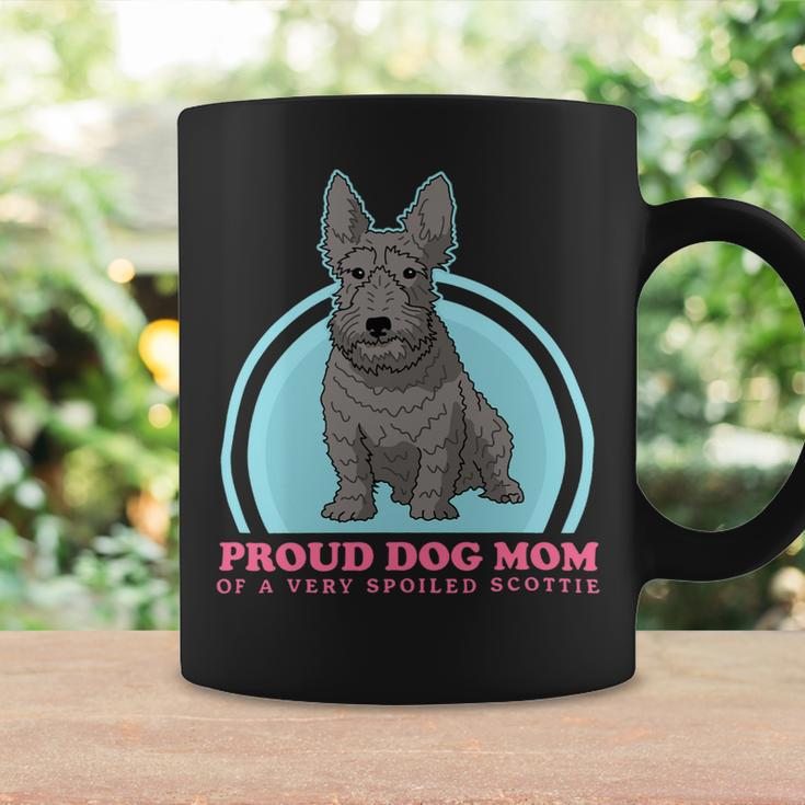 Dog Scottish Terrier Mom Of A Spoiled Scottie Dog Owner Scottish Terrier 2 Coffee Mug Gifts ideas