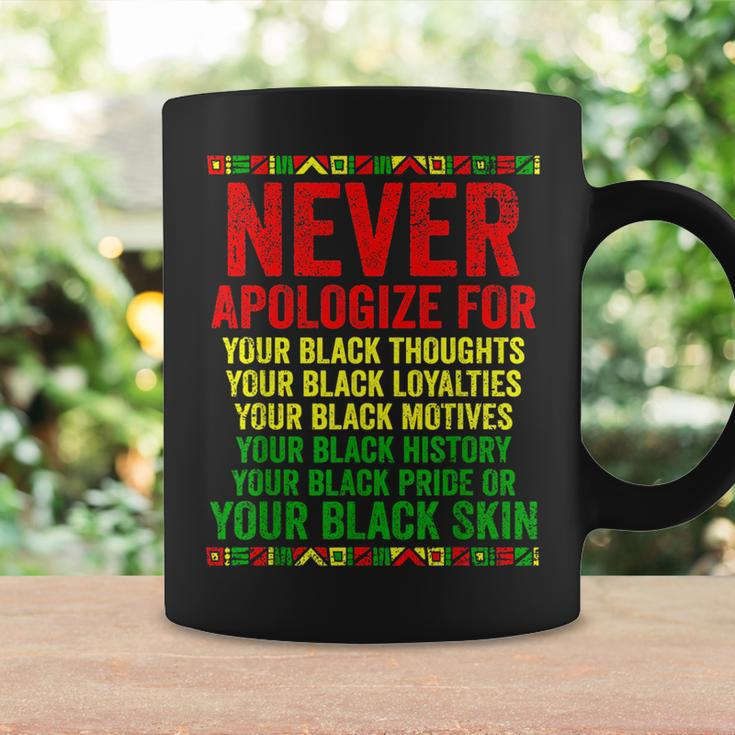 Dont Apologize For Your Blackness Junenth Black History Coffee Mug Gifts ideas