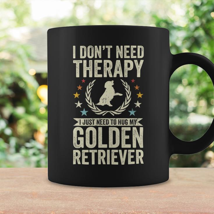 Dont Need Therapy Just Hug My Golden Retriever Coffee Mug Gifts ideas