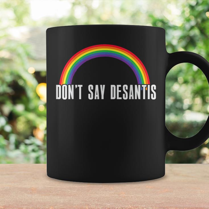 Dont Say Desantis Rainbow Lgbt Pride Anti Desantis Coffee Mug Gifts ideas