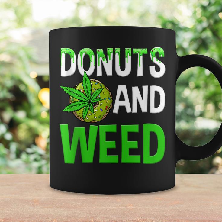 Donuts And Weed Marijuana Lover Funny Cannabis Men Women Coffee Mug Gifts ideas