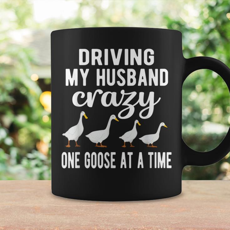 Driving Husband Crazy Goose Mom Goose Lover Goose Mama Coffee Mug Gifts ideas