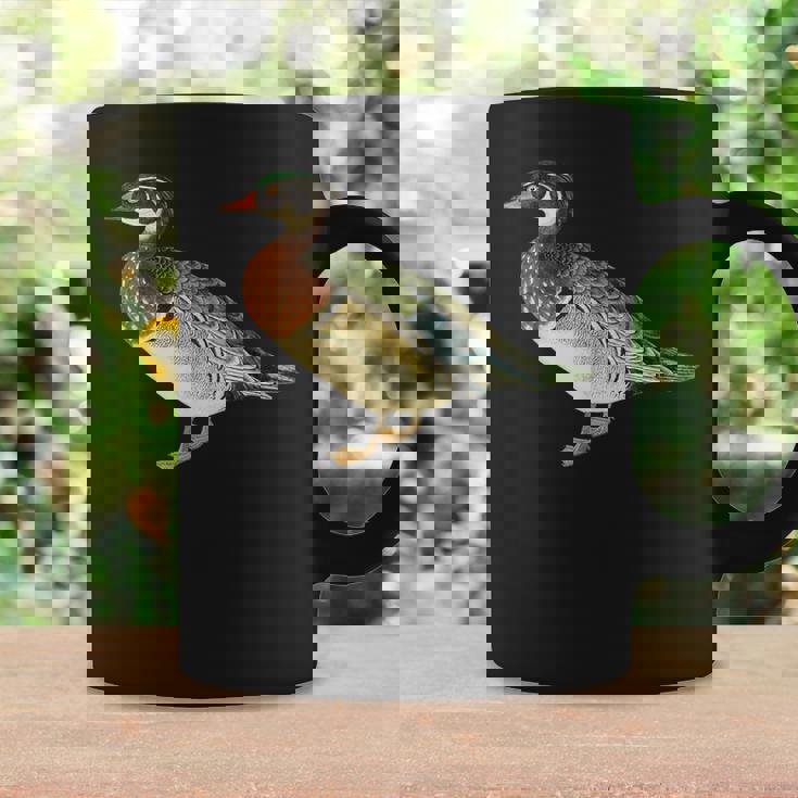 Duck Cute Wood Duck Vintage Duck Graphic Coffee Mug Gifts ideas