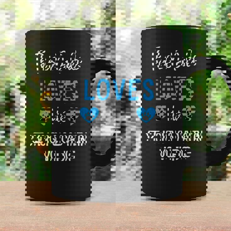 This Dude Loves His Czechoslovakian Wolfdog Coffee Mug Gifts ideas